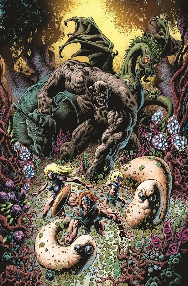 Herculoids #5 variant cover by Francesco Mattina