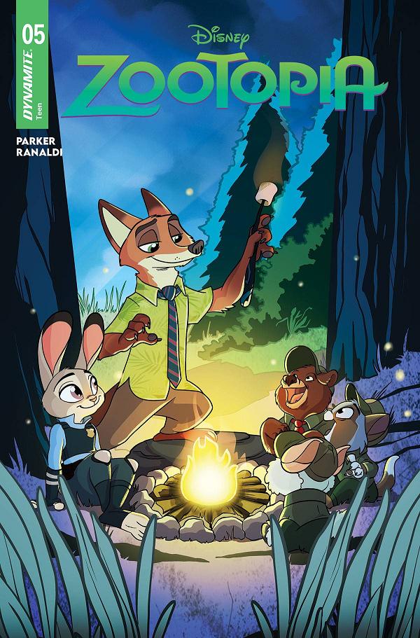 Zootopia #5 cover by Trish Forstner