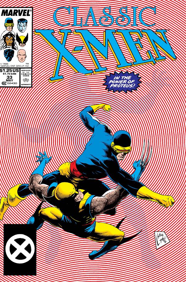 Classic X-Men #33  cover