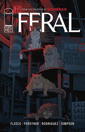 Feral #15 CVR A TONY FLEECS & TRISH FORSTNER cover