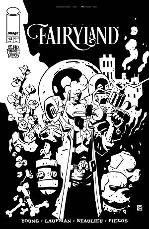I Hate Fairyland #42 CVR B CVR B DEREK LAUFMAN B&W cover