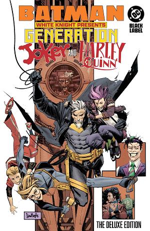 Batman White Knight Harley Quinn Generation Joker Dlx Ed Hc cover