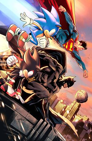 Dc X Sonic The Hedgehog #5 CVR B LUCAS MEYER CSV cover