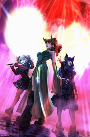 Gotham City Sirens Unfit For Orbit #1 CVR B NOOBOVICH cover