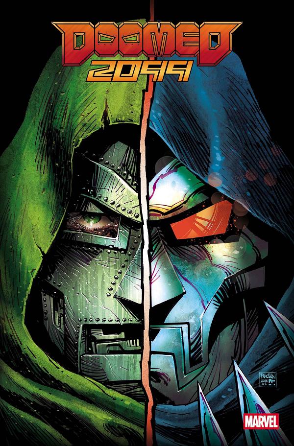 Doomed 2099 #1 DAN PANOSIAN DOOMED MASK FOIL cover