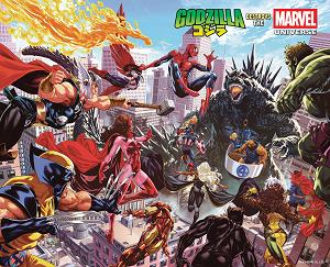 Godzilla Destroys The Marvel Universe #1