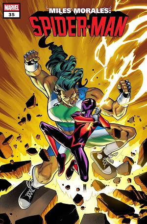 Miles Morales: Spider-Man #35 PACO MEDINA cover