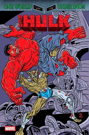 Red Hulk #6 MIKE ALLRED RETRO VISION cover