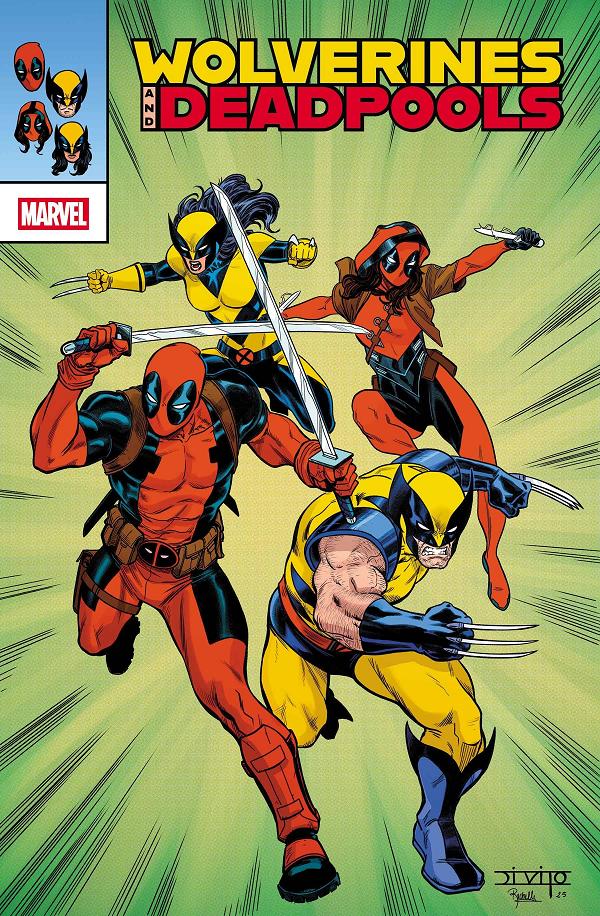 Wolverines & Deadpools #1 ANDREA DI VITO RETRO VISION cover