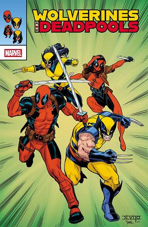 Wolverines & Deadpools #1 ANDREA DI VITO RETRO VISION cover