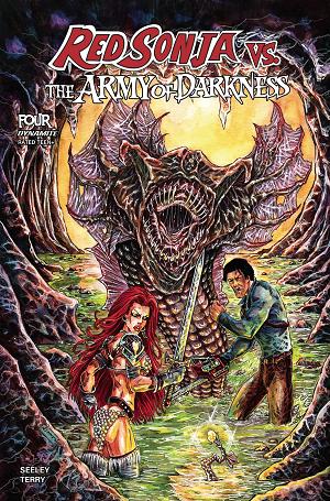 Red Sonja Vs Aod #4 CVR D JELENIC cover