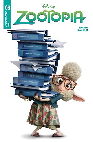 Zootopia #6 CVR E MOVIE CHARACTERS cover
