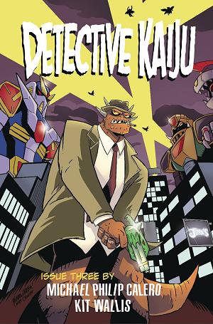 Detective Kaiju #3 CVR B NOIR HOMAGE (MR) cover