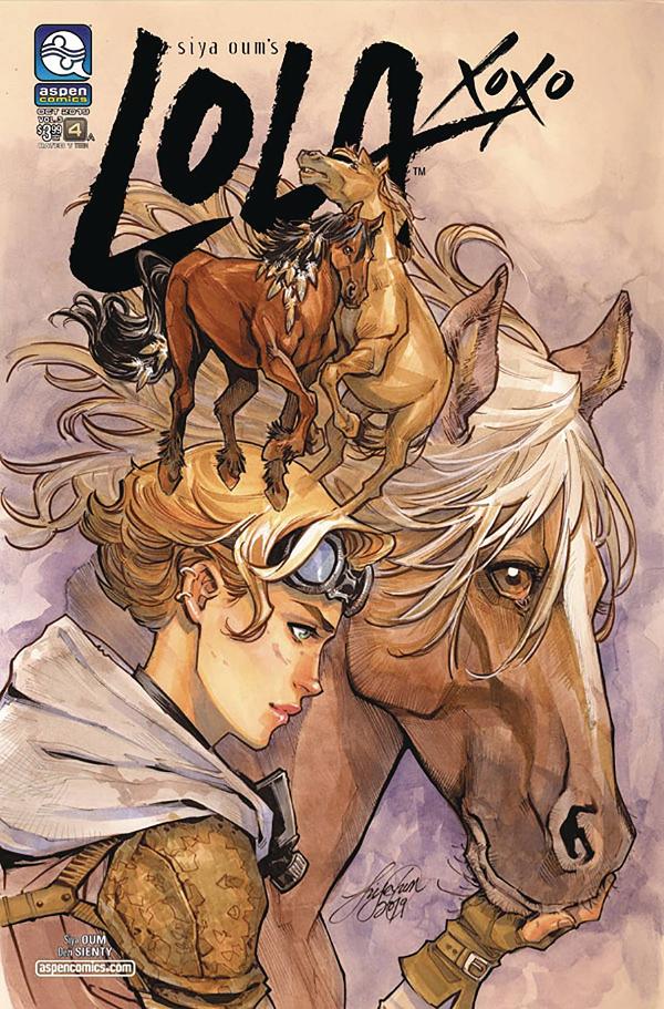 Lola Xoxo Vol 3 #4 cover by Siya Oum
