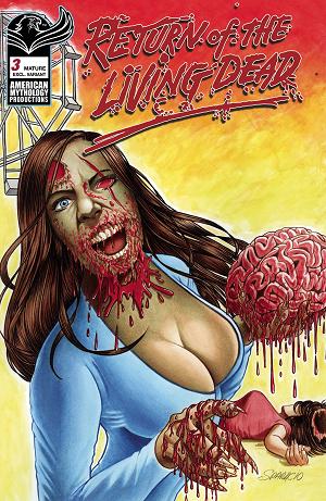 Return Of The Living Dead #3 CVR G SPARACIO ZOMBIE GIRL FOC cover