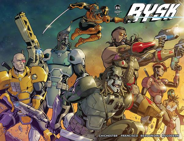 Rysk #4 CVR A MANNIX FRANCISCO cover