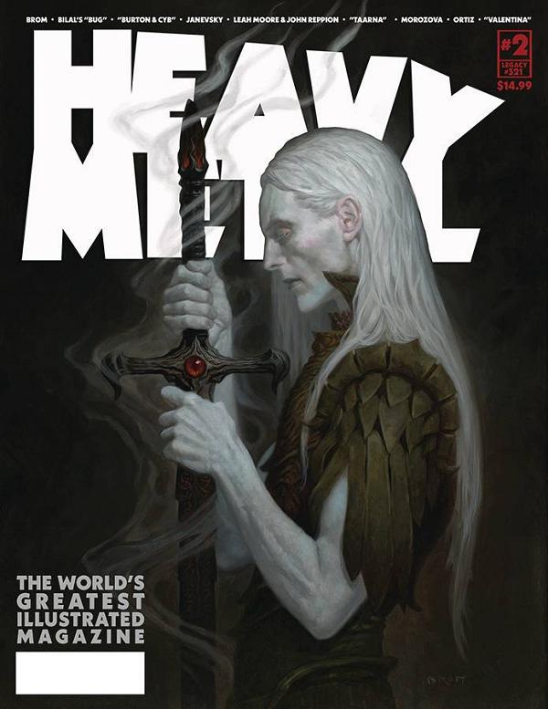 Heavy Metal Magazine #2 CVR A BROM (MR) cover