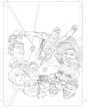 Superman Treasury 2025 Hero For All #1 CVR B OS CVR B JURGENS cover
