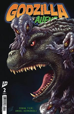 Godzilla Here There Be Aliens #2 CVR A PE cover