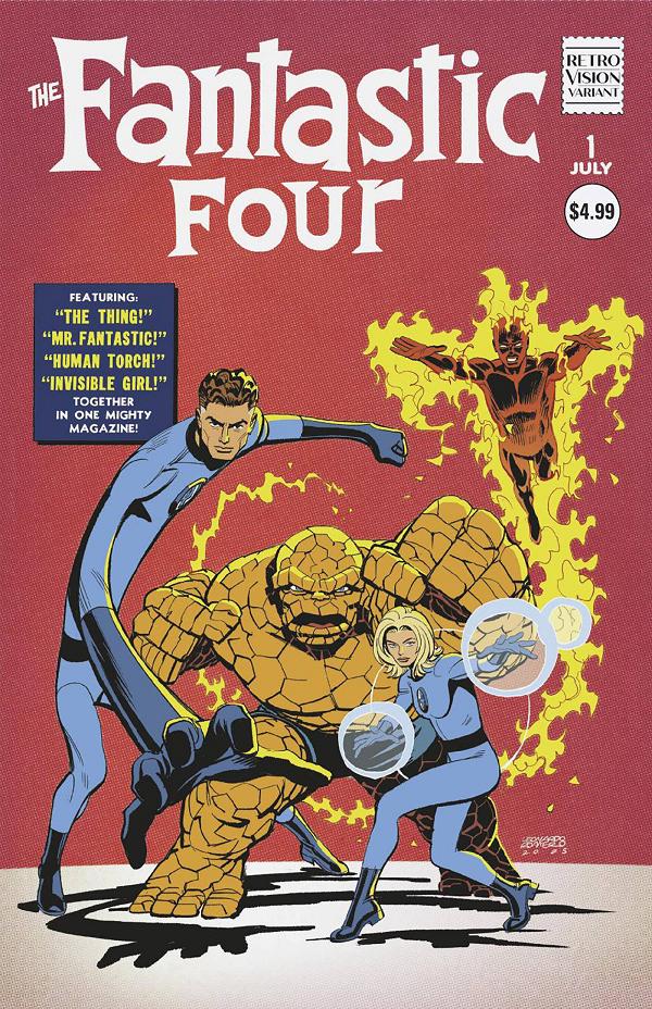 Fantastic Four #1 LEONARDO ROMERO RETRO VISION cover
