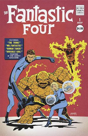 Fantastic Four #1 LEONARDO ROMERO RETRO VISION cover