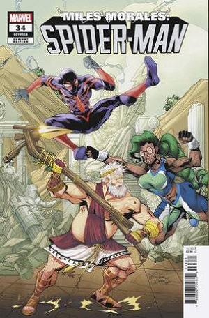 Miles Morales: Spider-Man #34 LOGAN LUBERA 5 PART CONNECT cover