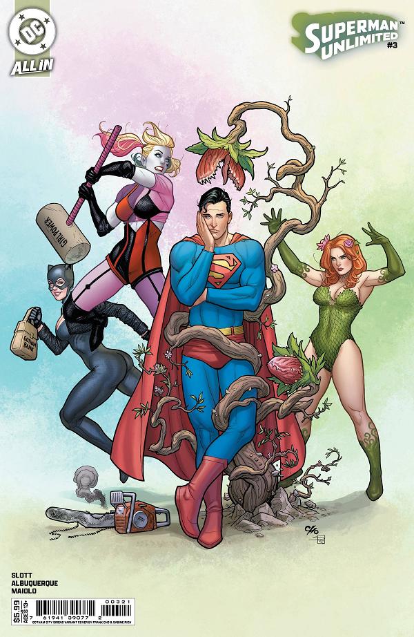 Superman Unlimited #3 CVR E ALBUQUERQUE GOTHAM CITY SIRENS cover