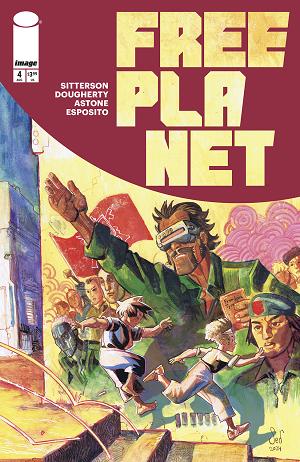 Free Planet #4 CVR C CVR C INC 1:25 JED DOUGHERTY FOIL cover