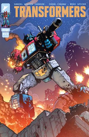 Transformers #23 CVR D CVR D INC 1:25 DOUG MAHNKE & DAVID BARON cover