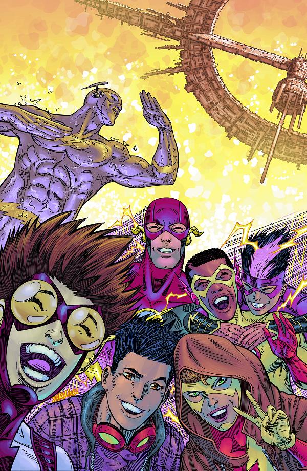 Justice League Unlimited #11 variant cover by Scott Kolins