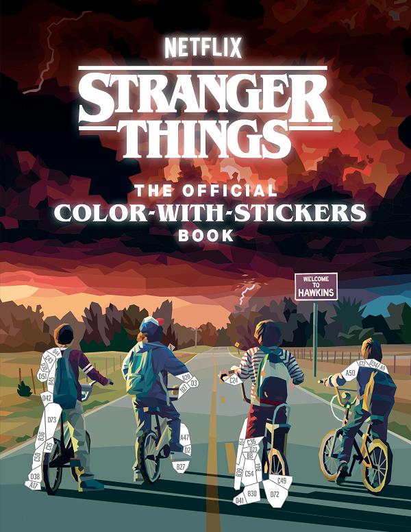 Stranger Things: The Official Color-With-Stickers Book #1 cover