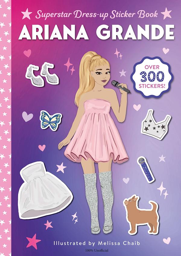 Ariana Grande Superstar Dress-Up Sticker Book #1 cover