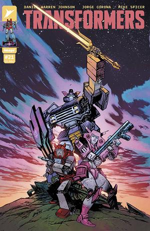 Transformers #21 CVR A DANIEL WARREN JOHNSON & MIKE SPICER cover