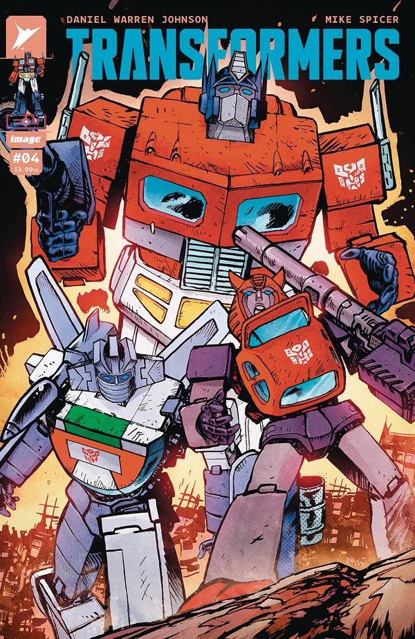 Transformers #4 CVR A JOHNSON & SPICER cover