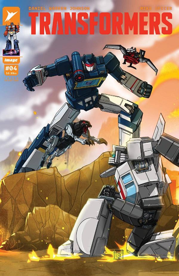 Transformers #4 variant cover by Gerald Parel