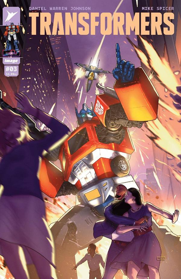 Transformers #3 variant cover by Taurin Clarke
