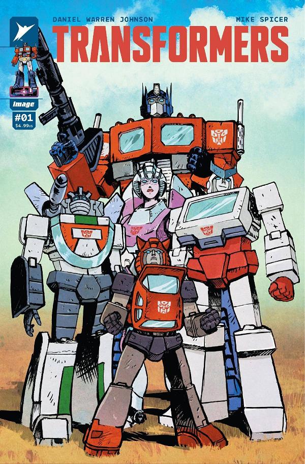 Transformers #1 variant cover by Mike Spicer