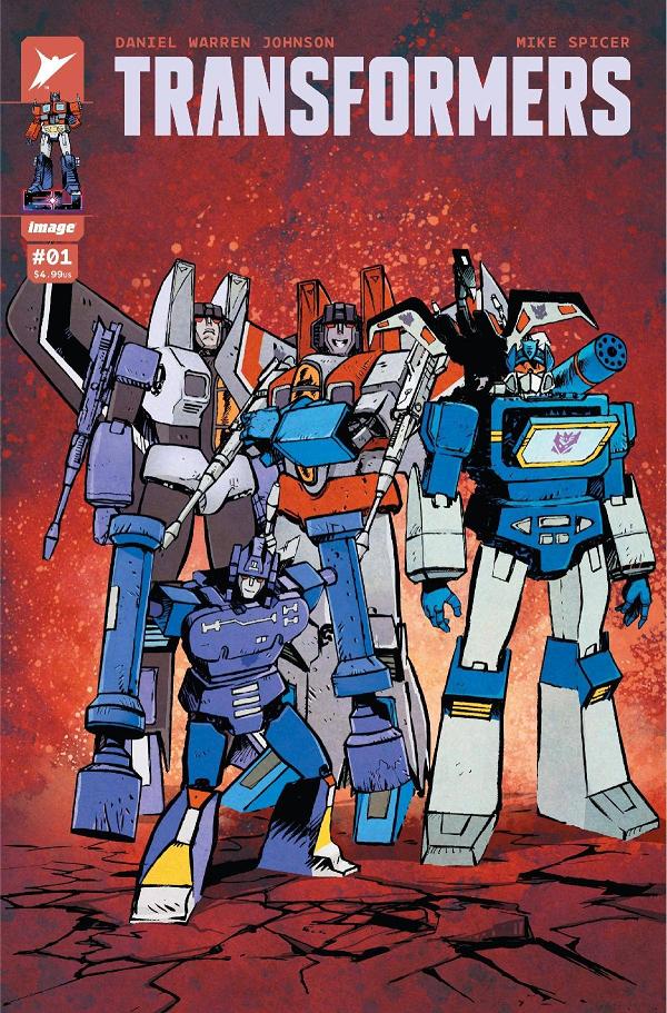 Transformers #1 variant cover by Mike Spicer