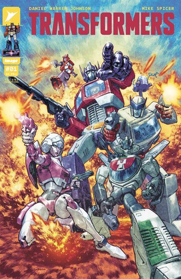 Transformers #1 variant cover by Lewis LaRosa