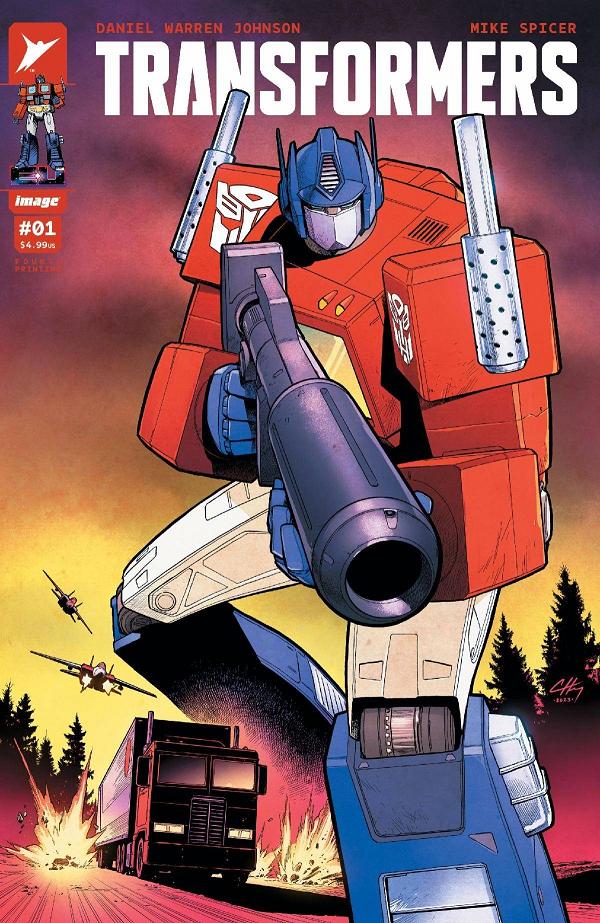 Transformers #1 variant cover by Daniel Warren Johnson
