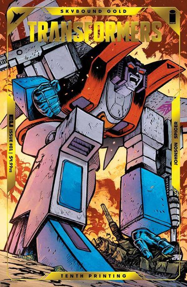 Transformers #1 variant cover by Daniel Warren Johnson