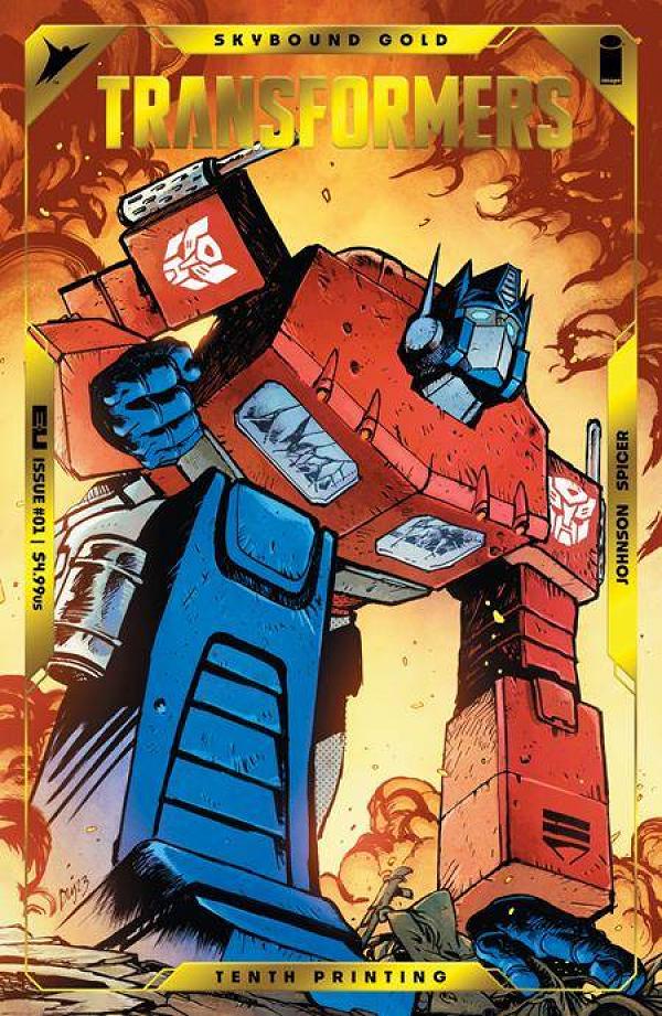 Transformers #1 variant cover by Daniel Warren Johnson