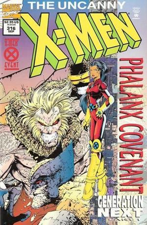Uncanny X-Men #316 Enhanced Wraparound Cover cover