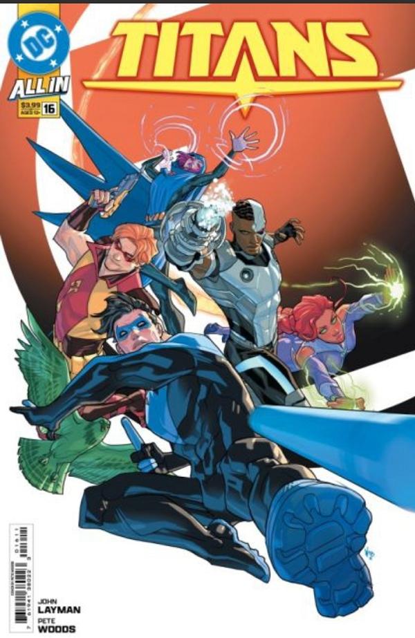 Titans #16 CVR A PETE WOODS cover