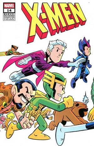 X-Men #14 Marvel Universe Connecting Variant cover
