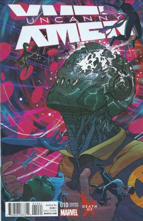 Uncanny X-Men #10 Death of X Variant Cover cover