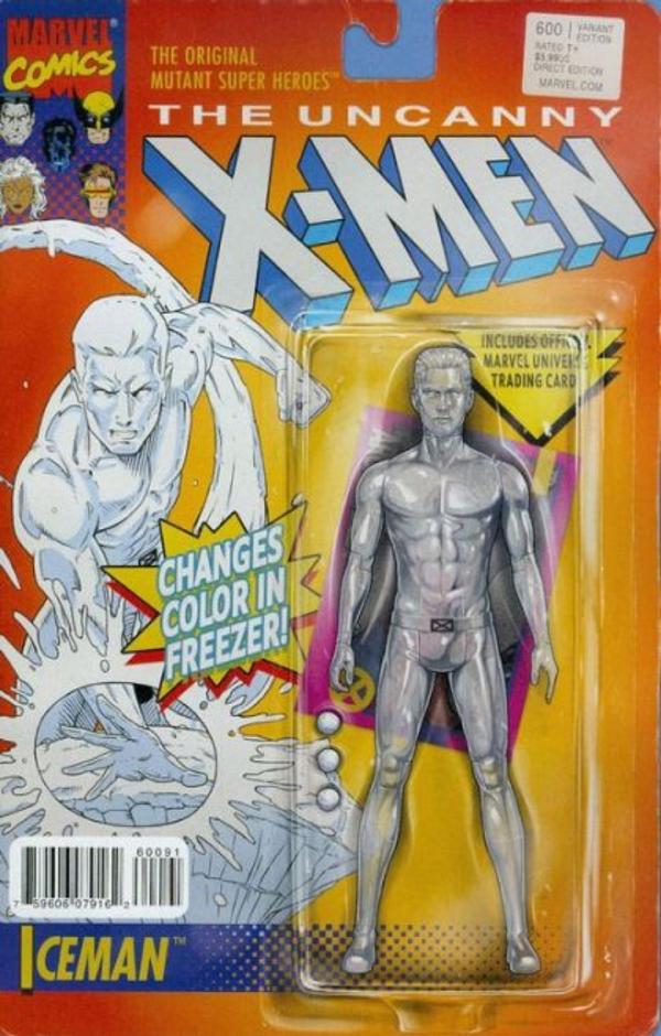 Uncanny X-Men #600 Action Figure B Cover IceMan cover