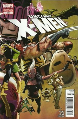 Uncanny X-Men #544 2nd Printing cover