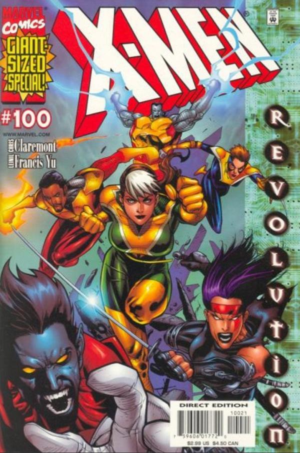 X-Men #100 Variant B cover