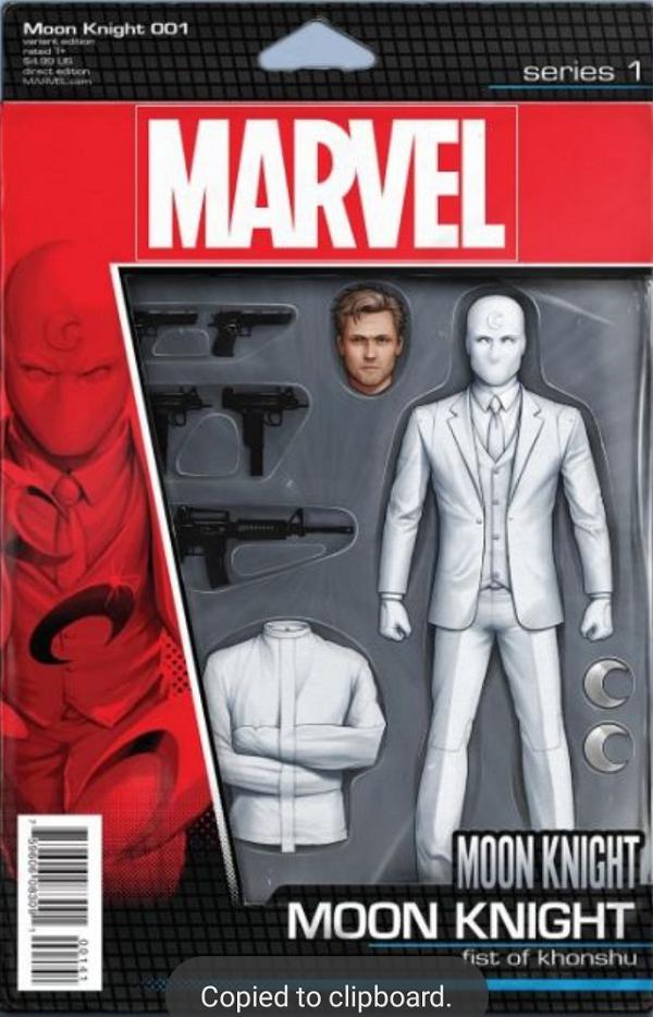 Moon Knight #1 Action Figure Cover cover